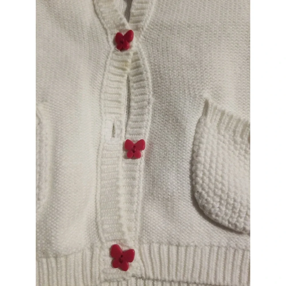 Gymboree butterfly girl sweater 3t
